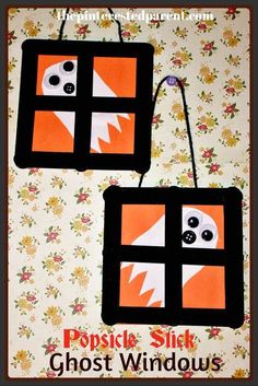 the book cover shows two square windows with skulls on them, one is orange and white