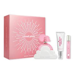 Cloud Pink 3-Piece Gift Set - AG CLOUD PINK 3PC GIFT SET F24IncludesEau de Parfum (3.4 oz)Parfum Spray Pen (0.33 oz)Hand and Body Cream (1.7oz)Fragrance FamilyWarm & SpicyKey NotesTop - pineapple, dragon fruit, berriesMiddle - vanilla orchid, coconut water, blush ambretteBase - moss, amber woods, musk, praline - Cloud Pink 3-Piece Gift Set Makeup Gift Sets Sephora, Cheap Stuff To Ask For Christmas, Ulta Gift Set, Pink Gift Ideas Christmas, Preppy Things To Get For Christmas, Preppy Stuff To Get For Christmas, Gifts For Christmas For Teens, Christmas Gifts Preppy, Stalking Stuffers For Teenagers