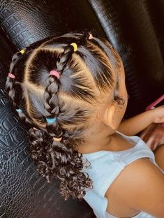 Side Curly Hairstyles, Mixed Girl Hairstyles, Baby Girl Hairstyles Curly, Daughter Hairstyles, Hairstyles Girl, Cute Toddler Hairstyles, Easy Little Girl Hairstyles, Girl Hair Dos