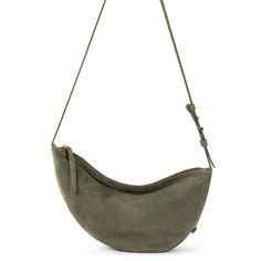 The Sak Tess Large Sling Bag  - |Suede - Moss Suede| The Sak, Functional Design, Sling Bag, Belt Bag, Adjustable Straps, Leather, Design