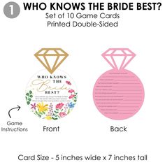 the wedding card size guide for brides who knows the bride's best?