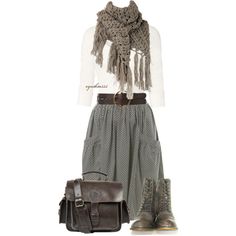 Sweden Street, Boho Work Outfit, Boho Styl, Chic Winter Outfits, Grey Skirt, Winter Boho, Mode Casual, Happy Days, 가을 패션