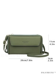 BagForLove - Luxurious Diagonal Mobile Phone Bag with Double Zipper & Large Capacity Wallet Product Description Color Green Pattern Type Plain Material PU Leather Size Chart INCH CM Bag Height Bag Length Bag Width 2.4 inch 7.9 inch 4.3 inch Bag Height Bag Length Bag Width 6 cm 20 cm 11 cm Details Pictures Similar Products h2 { text-align: center; } /* æ¢è¡ */ li{ white-space: normal; word-break: break-all; word-wrap: break-word; } .red-box { width: 100%; display: flex; flex-direction: row; fle Large Capacity Clutch Phone Bag For Daily Use, Large Capacity Phone Clutch For Daily Use, Casual Wallet With Zipper Pocket, Casual Rectangular Bag With Card Slots, Casual Pouch Bag With Card Slots, Casual Bags With Card Slots, Travel Clutch Wallet With Large Capacity, Casual Large Capacity Wallets For Daily Use, Casual Wallets With Large Capacity