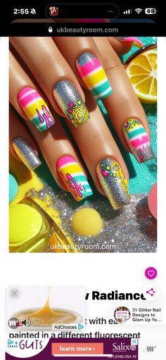 Nail Designs Glitter