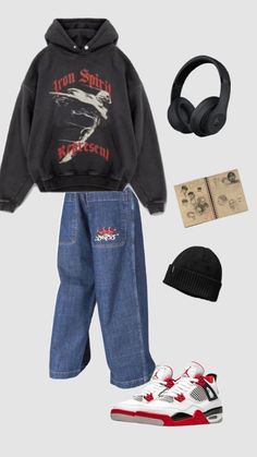 Outfit Background, Fashion Crochet, Outfits Dresses, Baggy Clothes, Street Fashion Men Streetwear, Guys Clothing Styles, Tomboy Style Outfits, Cool Outfits For Men