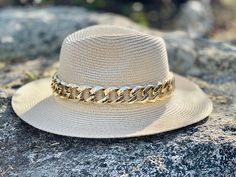 New to the shop! THIS IS NOT SOLD AS A SET 💓 Gold chain is plastic material Custom Straw hats are the perfect accessory for Spring and Summer. Follow us in Instagram: @kyboutique4 SHARE YOUR PICTURES IN INSTAGRAM #kyboutique4 Website: Visit un also on the web www.kyboutique4.com Please make sure to read my Shipping Terms & Conditions Information prior to making a purchase. https://www.etsy.com/shop/Kyboutique4/policy Womens Sun Hat, Sunflower Outfit, Womens Fedora Hat, Summer Romper Outfit, Vacation Hat, Womens Straw Hats, Womens Fedora, Leather Headbands, Straw Hats