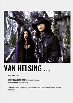 the poster for van helsing