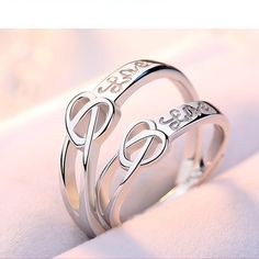 Features: Style: Fashion Occasion: Daily/Party Material: Serling Sliver Design: Love Design Type: Silver Couple Rings Season: Four Seasons Silver Couple Rings, Tie The Knot, Couple Rings, Design Silver, Tie The Knots, Love Design, The Knot, Four Seasons, Suits For Women