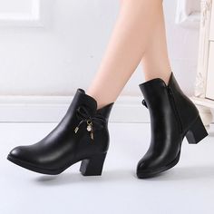 Platform Height:0-3cm Upper Material:PU Boot Height:Ankle Closure Type:Zip Boot Type:Basic Toe Shape:Round Toe Heel Height:High (5cm-8cm) Heel Type:Square heel Model Number:Women Shoes Season:Spring/Autumn Pattern Type:Solid Outsole Material:Rubber Fit:Fits true to size, take your normal size Fashion Element:Sewing Department Name:Adult Item Type:Boots Winter Chelsea Boots With Round Toe In Faux Leather, Winter Faux Leather Chelsea Boots With Round Toe, Winter Faux Leather Chelsea Boots, Winter Party Martin Boots In Faux Leather, High Heel Faux Leather Chelsea Boots For Winter, Flat Heel Boots With Zipper For Fall, Flat Heel Boots With Zipper Closure For Fall, Winter High Heel Faux Leather Chelsea Boots, Winter High Heel Chelsea Boots In Faux Leather