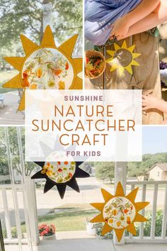 the suncather craft for kids is an easy and fun project to do with your child