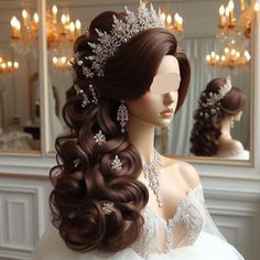 Turkish Hairstyles, Royal Hairstyles Princesses, Antique Hairstyles, Vtuber Accessories, Royalty Hairstyles, Regal Hairstyles, Madam Pompadour, Arabic Hairstyles, Royal Hairstyles