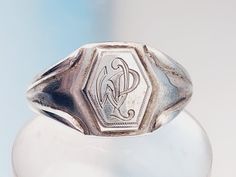 Beautiful antique signet ring made of 800 silver Ring shoulders simply designed initials WP Size 22 Ring head 1.3cm x 1.1cm material 800 silver A beautiful antique piece of jewelry Classic Silver Signet Ring With Maker's Mark, Victorian Silver Signet Ring For Formal Occasions, Antique Silver Engraved Ring With Hallmarks, Victorian Hallmarked Silver Signet Ring, Antique Silver Stamped Signet Ring, Vintage Sterling Silver Initial Ring, Vintage White Gold Engraved Ring With Initials, Antique Silver Signet Ring For Formal Occasions, Antique White Gold Signet Ring