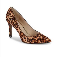 Elegant Calf Hair Pumps With Allover Leopard Print. Point Toe Slip-On Style Leather Lining Padded Insole Synthetic Sole Fur Type: Dyed Calf Hair Fur Origin: China Imported Size: Self-Covered Stiletto Heel, 3.5" Laced Up Heels, Burgundy Heels, Lace Up Block Heel, Leopard Pumps, Ankle Strap Sandals Heels, Caged Heels, Zipper Heels, Studded Heels, Size 11 Heels