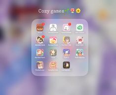 an iphone screen with many different icons on the screen and in the background, there is a blurry image