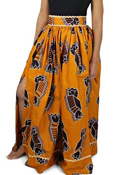 Ankara Maxi Skirt, African Skirt, African Print Maxi Skirt, African Skirts, Head Wrap Styles, Print Maxi Skirt, Diy Braids, African Head Wraps, High Waist Skirt