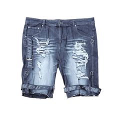 Locked & Loaded Black,Grey, Ripped Denim Jeans Shorts Triple Front Pockets Double Rear Pockets Llds421101 S.Blk/Blk Distressed Gray Bottoms For Summer, Gray Distressed Bottoms For Summer, Summer Distressed Gray Bottoms, Ripped Gray Bottoms For Streetwear, Urban Style Ripped Gray Bottoms, Gray Ripped Bottoms For Streetwear, Gray Denim Bottoms With Belt Loops, Edgy Short Denim Jeans, Edgy Washed Black Denim Bottoms