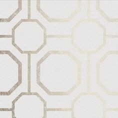 a white and gray wallpaper with hexagonal shapes