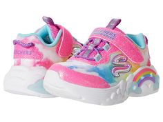 Walking On Sunshine, Skechers Kids, Cloud Print, Stylish Socks, Toddler Girl Shoes, Sneakers Mode, Shoes Pink, Cute Boots, Trendy Collection