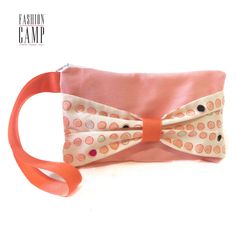 Sew up your very own Bow Clutch Purse!Kit Includes- Peach Polka Dot Fabric- Peach Canvas Fabric- Coral Grosgrain Ribbon- 1 Zipper- Pattern- Printed Instructions- Link/Password for the Bow Clutch Purse Video Tutorial. Check out our shop for more DIY Sewing Kits!**SHIPPING INFORMATION** Purse Video, Clutch Sewing, Bow Clutch, Sewing 101, Sewing Kits, Camp Style, Diy Halloween Projects, Sewing Workshop, Dot Fabric