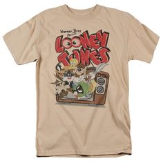 PRICES MAY VARY. LOONEY TUNES SATURDAY MORNINGS T SHIRT - This unisex adult t shirt looks stylish on both men and women so it's great for easy, everyday wear PRINTED IN USA - All designs are printed in our high-tech printing facility right here in Detroit, MI. Each shirt is printed on the highest quality fabrics, are 100% cotton and machine washable. OFFICIALLY LICENSED - Each of our designs are 100% officially licensed. The designs are created by our incredibly talented in-house graphic art tea Look Vintage, Saturday Morning, Dream Clothes, Looney Tunes, Graphic Shirts, Branded T Shirts, Cool Shirts, Shirt Design, Tshirt Print