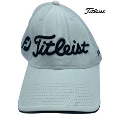 About this item Condition: Pre-owned: Seller Notes: Pre-owned item in good condition. Brand: Titleist Department: Men Color: White Size: S-M Model: Titleist Tour Sports Style: Golf Hat Material: Mesh Theme: Sports Performance/Activity: Golf Sports Performance, Golf Hat, Mesh Hat, Sports Style, Golf Hats, Sport Performance, Sport Fashion, Vintage Collection, Color White