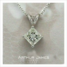 Color Stone Pendant, Bride Jewelry Set, Diamond Pendent, Princess Cut Moissanite, Real Jewelry, Square Diamond, Color Stone, Princess Diamond