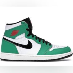 Used And In Excellent Condition. Women’s Size 9. Men’s Size 7.5. Green Casual Jordan Shoes With Cushioned Footbed, Green Leather Jordan Shoes With Round Toe, Casual Green Jordan Shoes With Cushioned Footbed, Casual High-top Jordan Shoes With Branded Heel Counter, Sporty Green Custom Sneakers With Branded Heel Counter, Green Sneakers With Branded Heel Counter For Sports, White Sole High-top Jordan Shoes With Branded Heel Counter, Classic Green High-top Sneakers, Green Jordan Shoes With Cushioned Footbed For Streetwear