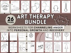 🎨 Printable Anger Art Therapy Worksheets | Anger Management Activities | Digital Download Unlock the power of art therapy in exploring and managing anger with this comprehensive printable worksheets! Who is it for? 🖼️ Perfect for therapists, counselors, psychologists, and support groups to facilitate discussions and activities around anger triggers, coping strategies, and emotional intelligence. Each worksheet offers a creative and engaging way to express and process anger, making it ideal for Therapeutic Exercises, Therapy Printables, Managing Anger, Counseling Tools, Mental Health Activities, Health Activities, Therapy Counseling, School Psychologist, Digital Templates