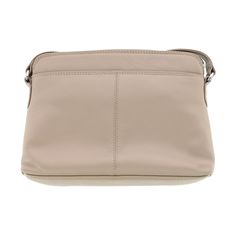 This classic shoulder handbag is a great accessory to any outfit. The high quality leather and construction gives it a long lasting look and feel. The additional organizer on the front keeps everything you need together and organized. It can carry just as much as a wallet without the bulk. Made of 100% Leather Coin Pouch, Shoulder Handbag, High Quality Leather, Shoulder Handbags, Leather Shoulder Bag, Leather Women, Fitness Fashion, Leather Bag, Zip Pockets