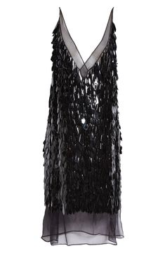 Proenza Schouler Resin Paillette Organza Slipdress | Nordstrom Cocktail Dress Style, Lace A Line Dress, High Low Midi Dress, Silk Jumpsuit, Caftan Dress, Silk Midi Dress, Red Midi Dress, A Line Gown, Silk Organza