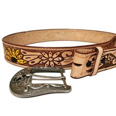 LEATHER BELT for WOMEN, Sunflower Leather Belt for Women. Handmade Belt , Gift for Her - Etsy Western Style Adjustable Belt Buckles For Rodeo, Western Adjustable Belt Buckles For Rodeo, Adjustable Western Concho Belt Buckles, Western Antique Belt Buckles For Festival, Adjustable Embroidered Leather Belt, Adjustable Leather Belt Buckles For Western-themed Events, Adjustable Leather Concho Belt, Adjustable Hand-tooled Belts, Adjustable Western Belts For Rodeo