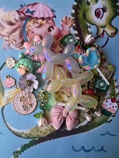 23 pieces of new fun jewelry charms. Please see all pictures. All in new condition. Kitschy Jewelry, Jewelry Cake, Cake Jewelry, Jewelry Kawaii, Ballerina Slippers, Charms For Jewelry Making, Fun Jewelry, Jewelry Charms, Bow Jewelry