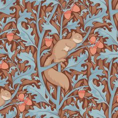 Tilda Hibernation Squirrel Dream Hazel Fabric Tilda Hibernation, Dusty Colours, Tone Finnanger, Winter Projects, Animals And Nature, Sleeping Animals, Nature Motifs, Cottage Quilt, Blue Hibiscus