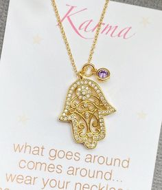 Hamsa Hand Jewelry, Hamsa Necklace Gold, Luck Necklace, Hamsa Jewelry, Good Luck Necklace, Boho Chic Necklace, Protection Jewelry, Gold Hamsa, Nice Jewelry