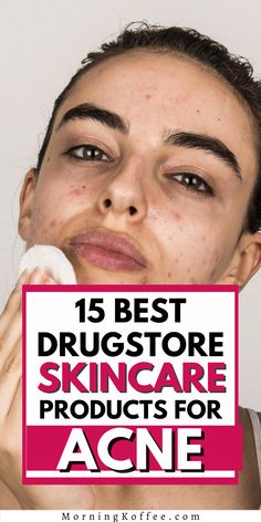 Acne Skincare Products, Drugstore Anti Aging Products, Best Drugstore Skincare Products, Skin Care Products For Acne, Skincare Products For Acne, Products For Acne, Forehead Acne, Natural Face Cleanser, Pimples Remedies