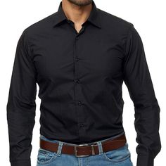 Feel comfortable and stylish with this fresh Men's casual long sleeve solid business shirt made with premium-grade cotton, and tailored to fit just right! This may just be the missing piece to your summer and spring clothing collection! The premium-made soft cotton fabric provides an extremely comfortable wear for any occasion. It is perfect for all-day wear in the hot spring and summer seasons since this blouse is airy and can be paired with any bottoms! Additionally, this high-quality blouse i Hawaii Style, Business Shirt, Spring Clothing, The Missing Piece, Hot Spring, Business Shirts, Missing Piece, Turndown Collar, The Missing