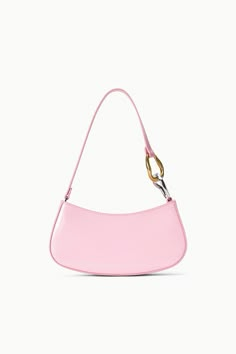 The Ollie Bag is a mini shoulder bag made out of polished leather. This style features mixed metal hardware on the strip and a zip closure. Mixed Metal Hardware, Pink Purse, Pink Mini, Mini Shoulder Bag, Mini Purse, Cute Bags, Leather Zipper, Metal Hardware, Girls Best Friend