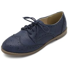 PRICES MAY VARY. Manmade Material Lace Up Oxfords Low Heel Shoes Heel Height: 0.7" Origin: Made in China Womens Wingtip Oxfords, Shoes Heel, Wingtip Oxford, Low Heel Shoes, Flats Shoes, Women's Flats, Kids Luggage, Luxury Store, Up Shoes