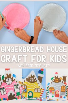 Foster creativity with our Paper Plate Gingerbread House Craft for Kids! Simple yet fun, this DIY project includes a free template and is perfect for preschool and kindergarten ages. Encourage imaginative play and fine motor skills as children personalize their gingerbread houses with festive decorations, making holiday crafting a joyful family activity.