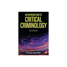 an book cover with the title, an instruction to critical criminology