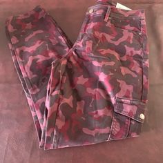 New With Tags These Are So Cute And Soft Get Ready For Fall!! Camouflage Pink Cargo Pants Size 10 Pink Camo Pants, Pink Cargo Pants, Army Green Jeans, Cargo Pants Color, Camouflage Cargo Pants, Get Ready For Fall, Black Cropped Pants, Camo Cargo Pants, Pink Camouflage