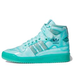 adidas Jeremy Scott x Adidas originals Forum Dipped Sneakers/Shoes High Top Sneakers Adidas, Adidas High Tops, Velcro Shoes, Light Up Shoes, Adidas Outfit, Jeremy Scott, Gym Shoes, Sneakers Outfit, Skate Shoes