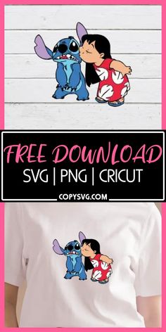 Lilo And Stitch Svg Free Cut File For Cricut Stitch Shirt Ideas, Stitch Disney Svg, Svgs For Cricut