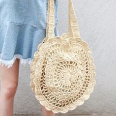 Bohemian Rattan Straw Shoulder Bag - Cream - Nwot Handmade Knitted Handbag Travel Tote Perfect Beach Bag For Summer Top Zipper Closure Main Material - Straw Lining - Polyester Size: 16" * 16" Straps: 12" Perfect Beach Bag, Travel Tote, Handmade Knitting, Summer Top, Beach Bag, Criss Cross, Size 16, Straw, Bag Lady