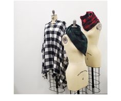 3 different flannel scarf sewing patterns Diy Blanket Scarf, Clothing Sewing Patterns Free, Scarf Sewing Pattern, Flannel Scarf, Wardrobe Planner, Mood Sewciety, Flannel Scarves, Flannel Shirt Dress, Blanket Poncho