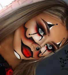 Scary Clown Halloween Costume, Makeup Clown, Clown Halloween Costumes, Makeup Recipes