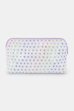 Roller-Rabbit-Disco-Hearts-Makeup-Bag-Large Roller Rabbit Pencil Pouch, Roller Rabbit Pouch, Roller Rabbit Backpack, Roller Rabbit Pencil Case, Roller Rabbit Bag, Preppy Rainbow, Hearts Makeup, Pretty School Supplies, Preppy Accessories