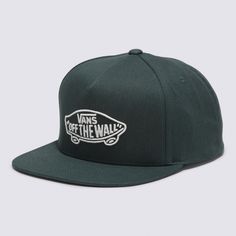 The Classic Vans Snapback Hat is a 5-panel cap featuring a snapback closure and raised direct embroidery of the classic Vans® skateboard logo on the front. 100% Cotton fabric 5-panel snapback cap Raised direct embroidery | Vans Classic Snapback Hat Men's Classic Snapback Hat With Logo Patch, Classic Snapback Flat Cap With Embroidered Logo, Classic Snapback Hat With Logo Patch For Streetwear, Classic Embroidered Snapback Flat Cap, Adjustable Snapback Baseball Cap For Skateboarding, Logo Snapback Hat With Curved Bill For Streetwear, Urban Snapback Hat For Skateboarding With Flat Bill, Casual Snapback Hat With Flat Bill For Skateboarding, Urban Snapback Hat For Skateboarding