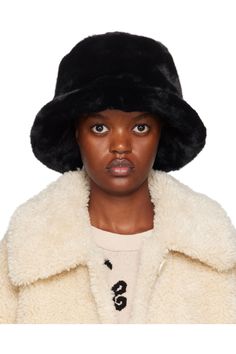 Fur Bucket, Faux Fur Bucket Hat, Fur Bucket Hat, Hat Stand, Stand Studio, Faux Shearling Jacket, Bucket Hat Black, Beach Hat, Luxury Streetwear