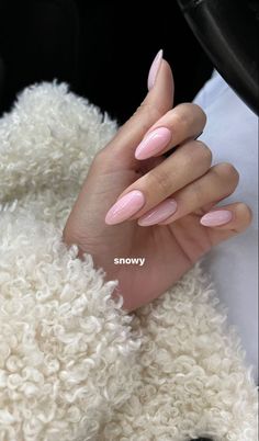 Pink Acrylic Nails, Oval Nails, Neutral Nails, Classy Nails, Nude Nails, Trendy Nails